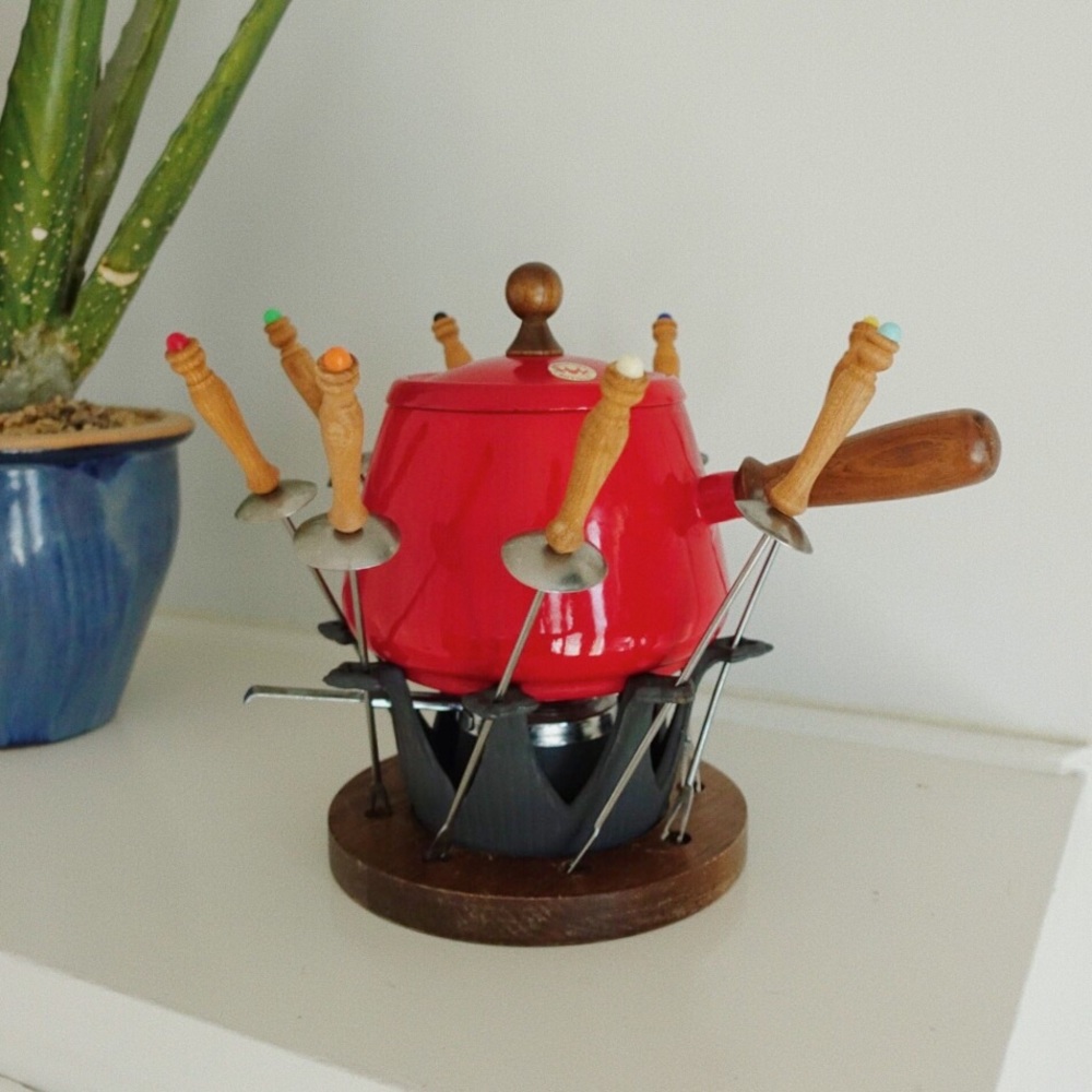 Mid-century Gourmet Royale Complete Fondue Pot Set